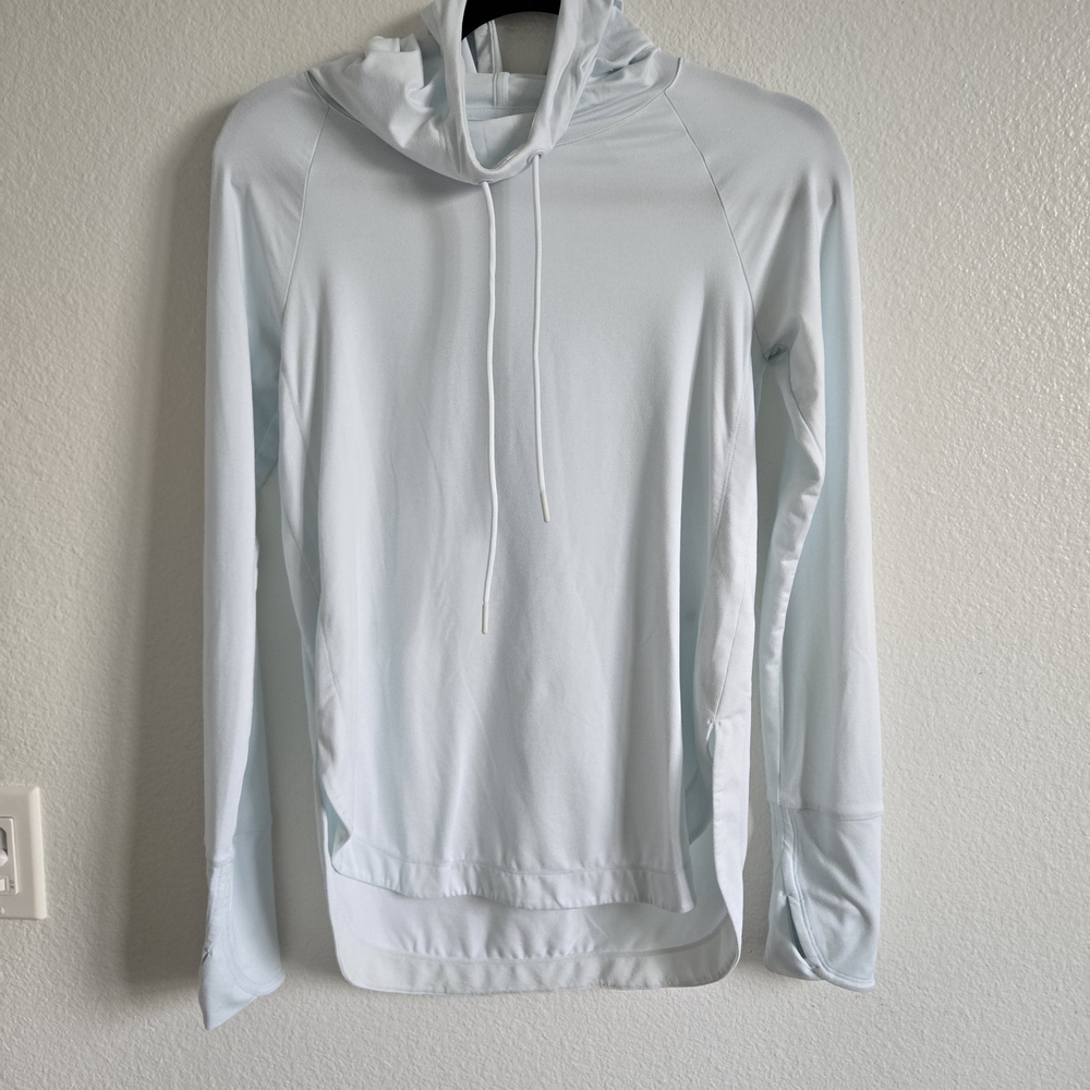 Athleta Sky Blue Hooded Top